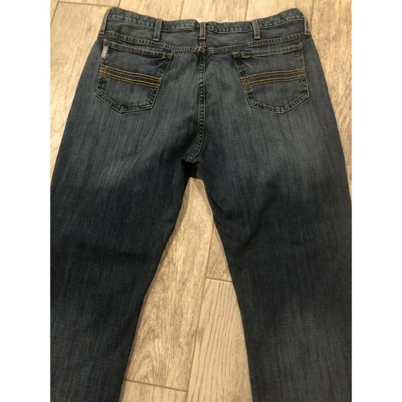 Cinch Denim Jeans 40 x 30 Western Straight Leg Silver Label Mens MB98034006